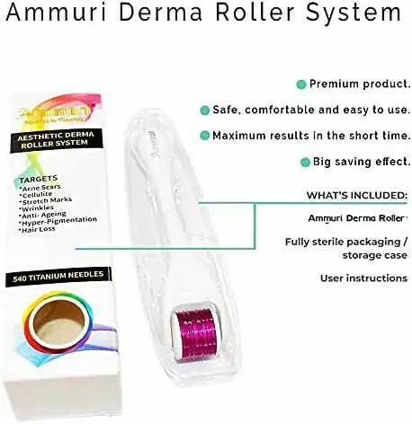 Ammuri Derma Roller for Scars and Anti - Aging Care - Herbalshire Handmade Herbal Products