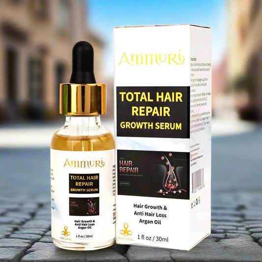 Ammuri Hair Growth Serum with Biotin Argan Oil for Hair - Herbalshire Handmade Herbal Products