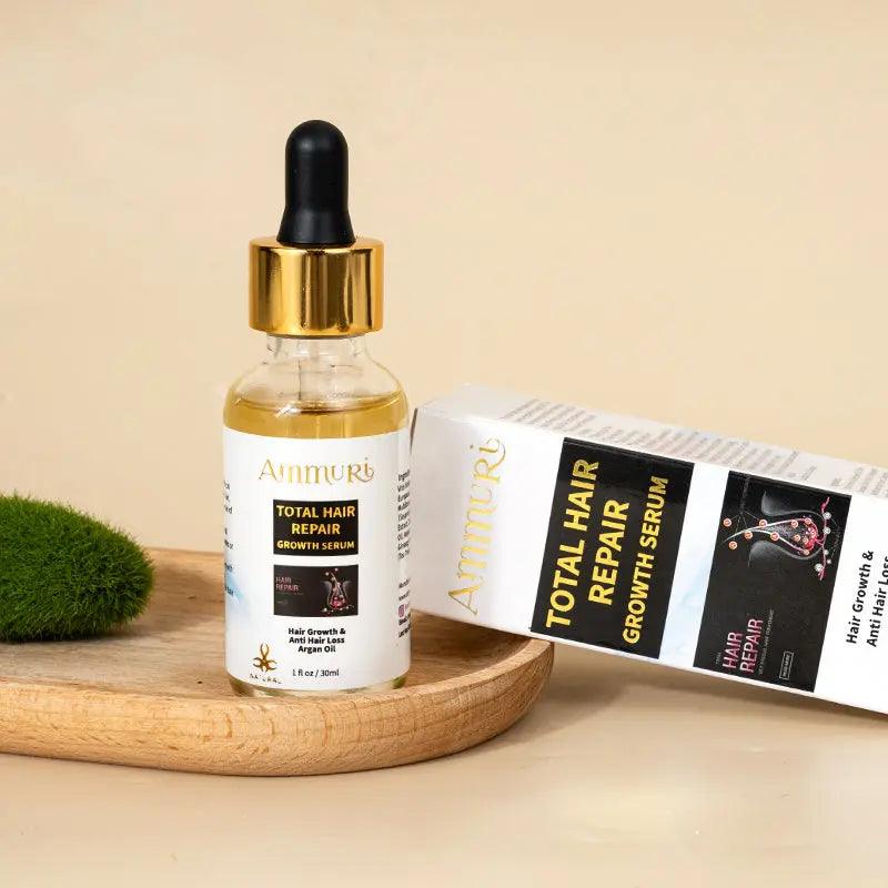 Ammuri Hair Growth Serum with Biotin Argan Oil for Hair - Herbalshire Handmade Herbal Products