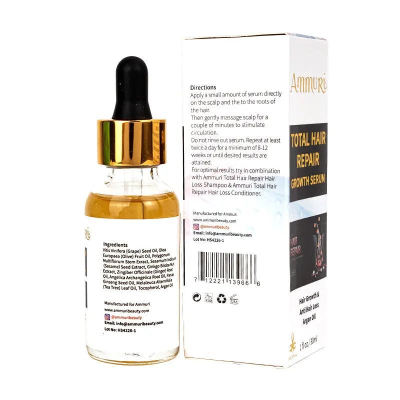Ammuri Hair Growth Serum with Biotin Argan Oil for Hair - Herbalshire Handmade Herbal Products