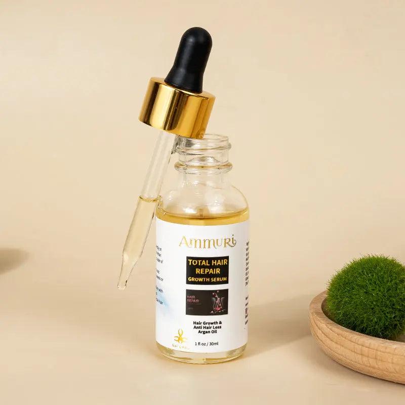 Ammuri Hair Growth Serum with Biotin Argan Oil for Hair - Herbalshire Handmade Herbal Products