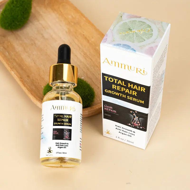 Ammuri Hair Growth Serum with Biotin Argan Oil for Hair - Herbalshire Handmade Herbal Products