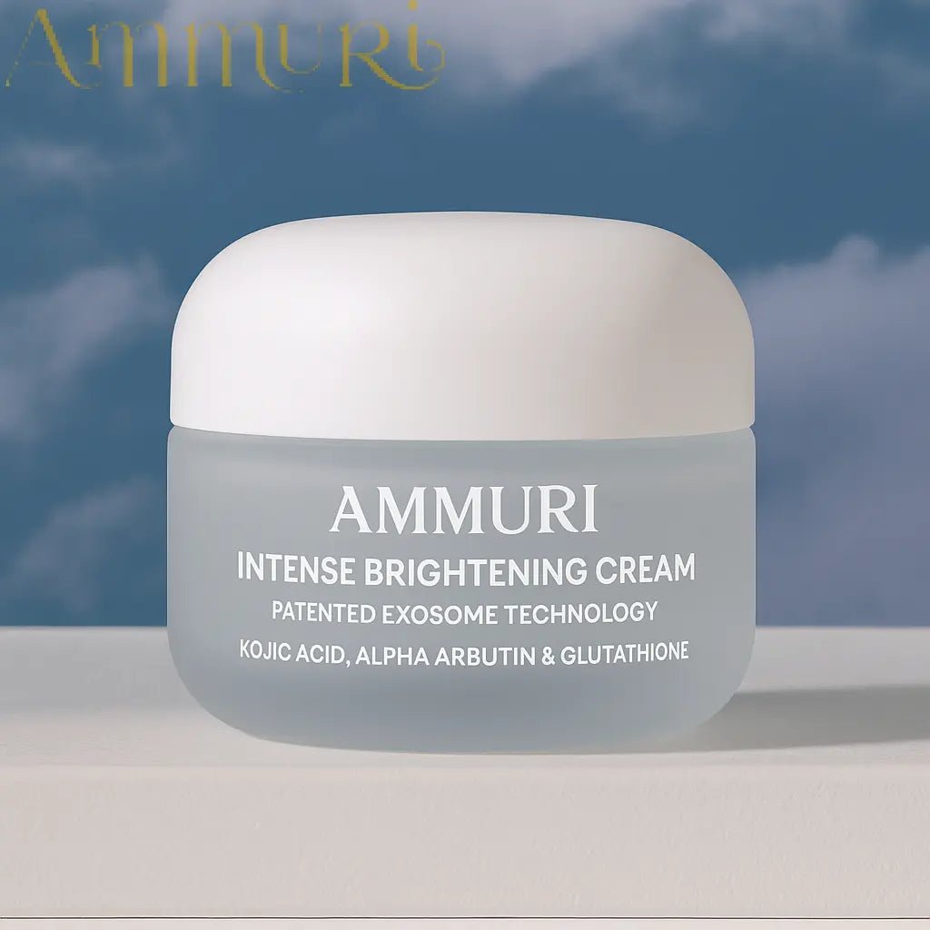 Ammuri Intense Brightening Cream with Exosome Hydro - Glow | Kojic Acid, Mandelic Acid, Alpha Arbutin & Glutathione | Hyperpigmentation & Dark Spot Corrector | 50ml - Herbalshire Handmade Herbal Products