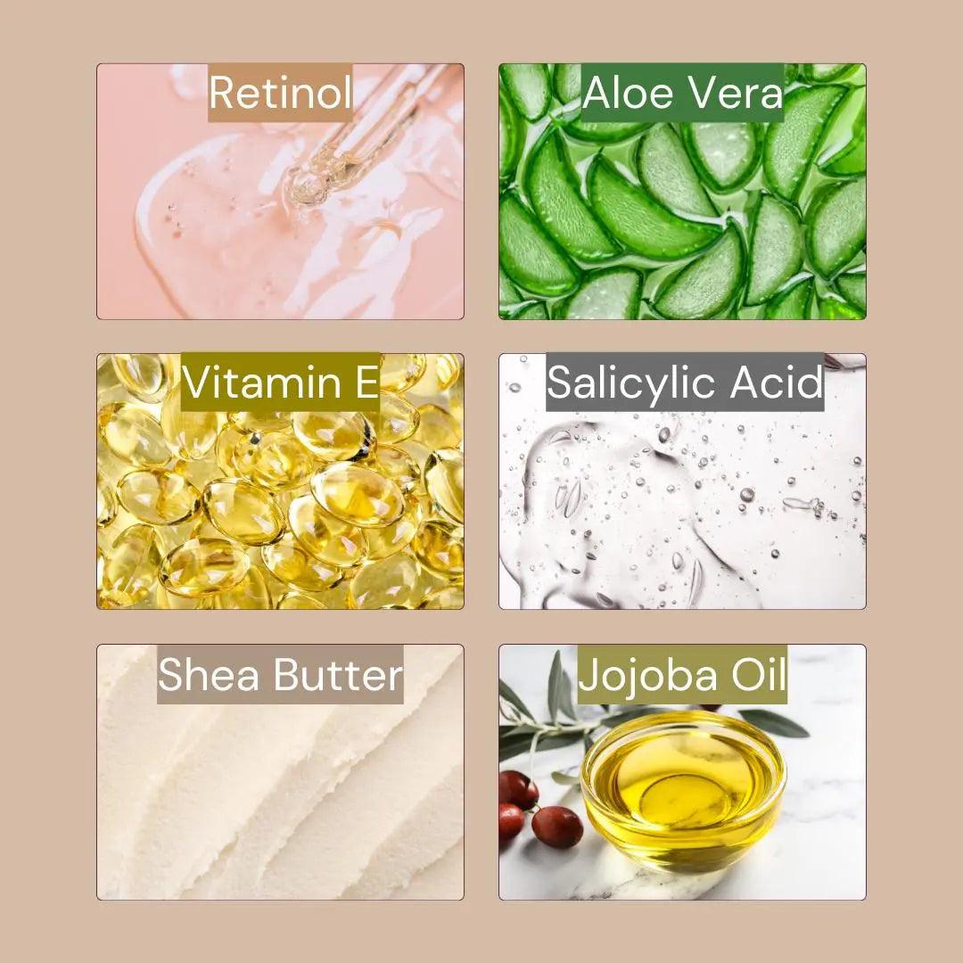 Ammuri Luxury Retinal Facial Scrub Cream for Radiant Skin - Herbalshire Handmade Herbal Products