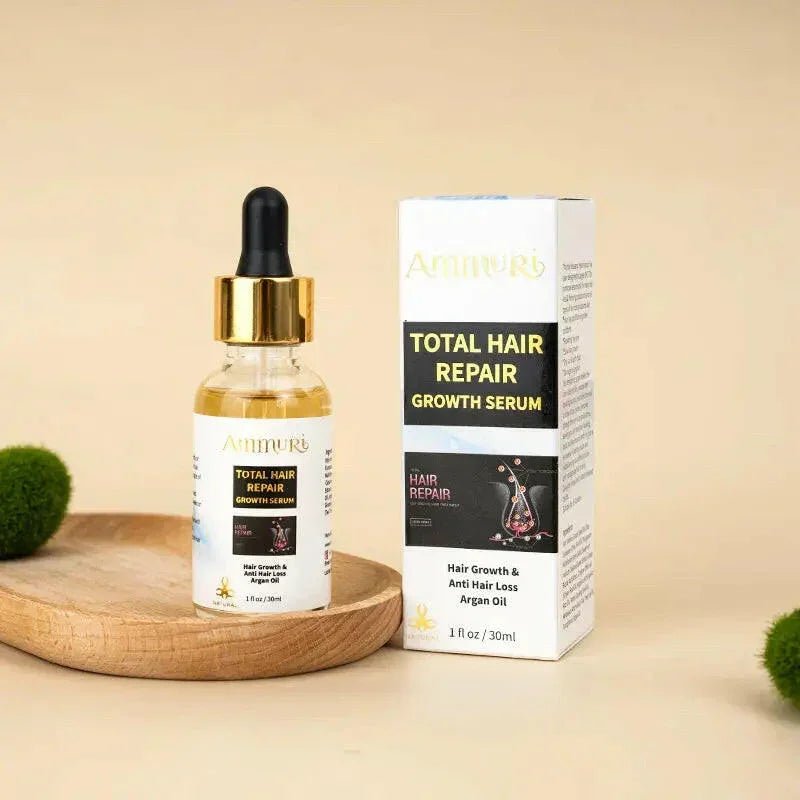 Ammuri Natural Hair Oil – Nourishing Scalp & Hair Care for Thicker - Looking Hair (50ml) - Herbalshire Handmade Herbal Products