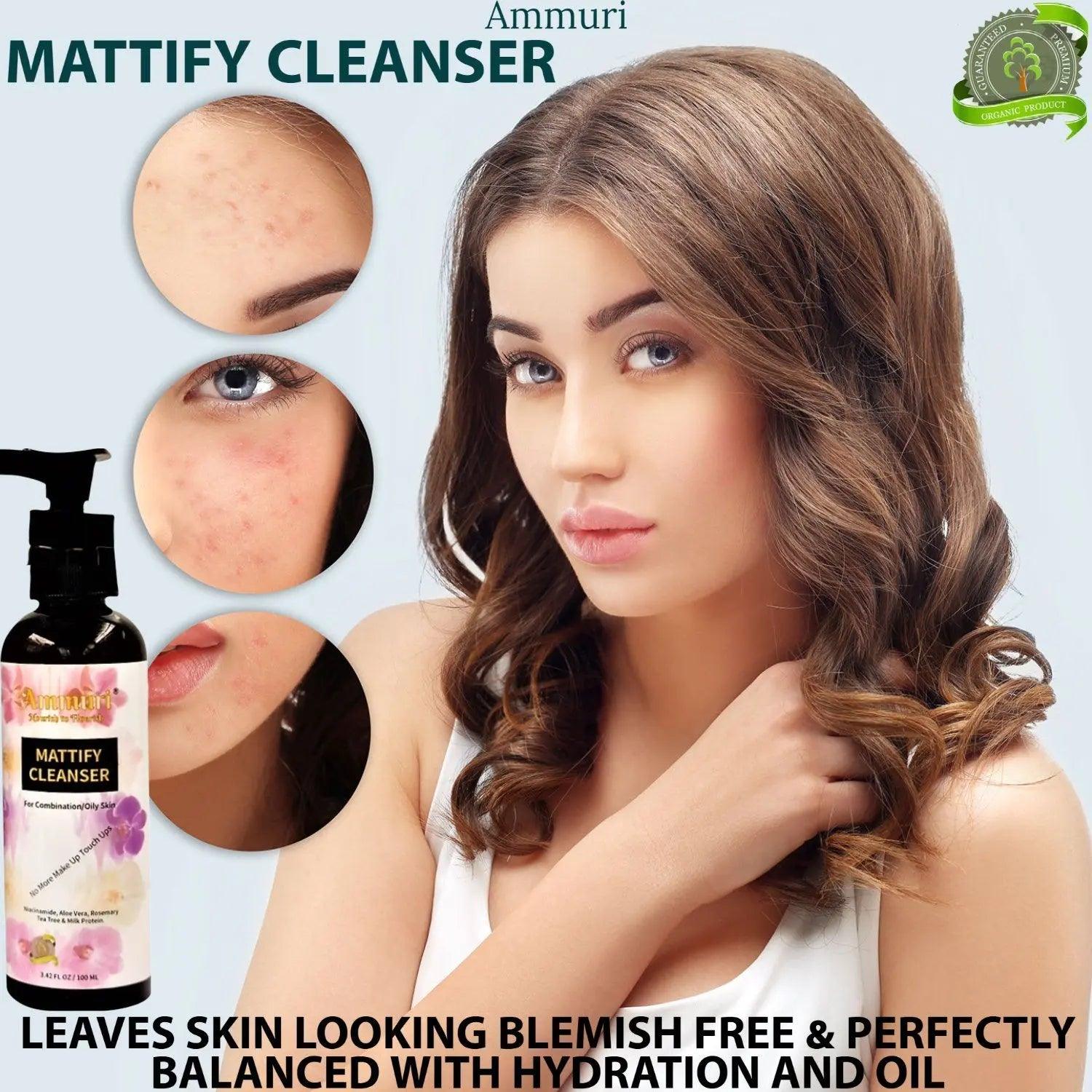 Ammuri Niacinamide Face Wash for Acne Treatment - Herbalshire Handmade Herbal Products