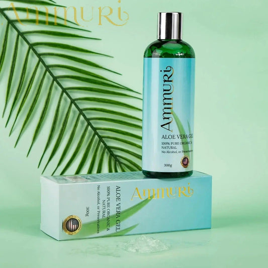 Ammuri Organic Aloe Vera Gel 300g - Pure Natural Hydration - Herbalshire Handmade Herbal Products
