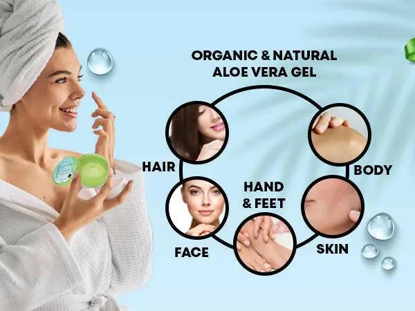 Ammuri Organic Aloe Vera Gel for All Skin Types - Herbalshire Handmade Herbal Products