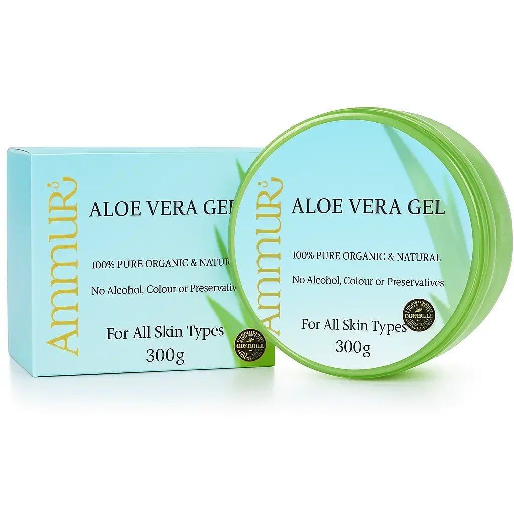 Ammuri Organic Aloe Vera Gel for All Skin Types - Herbalshire Handmade Herbal Products