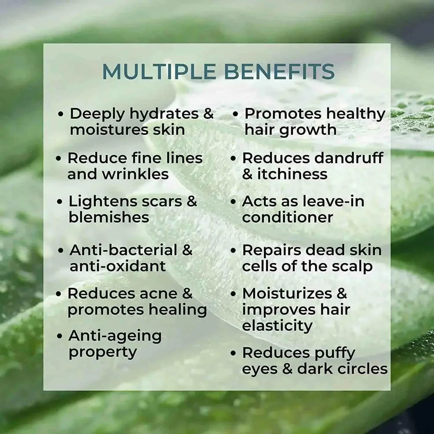 Ammuri Organic Aloe Vera Gel for All Skin Types - Herbalshire Handmade Herbal Products