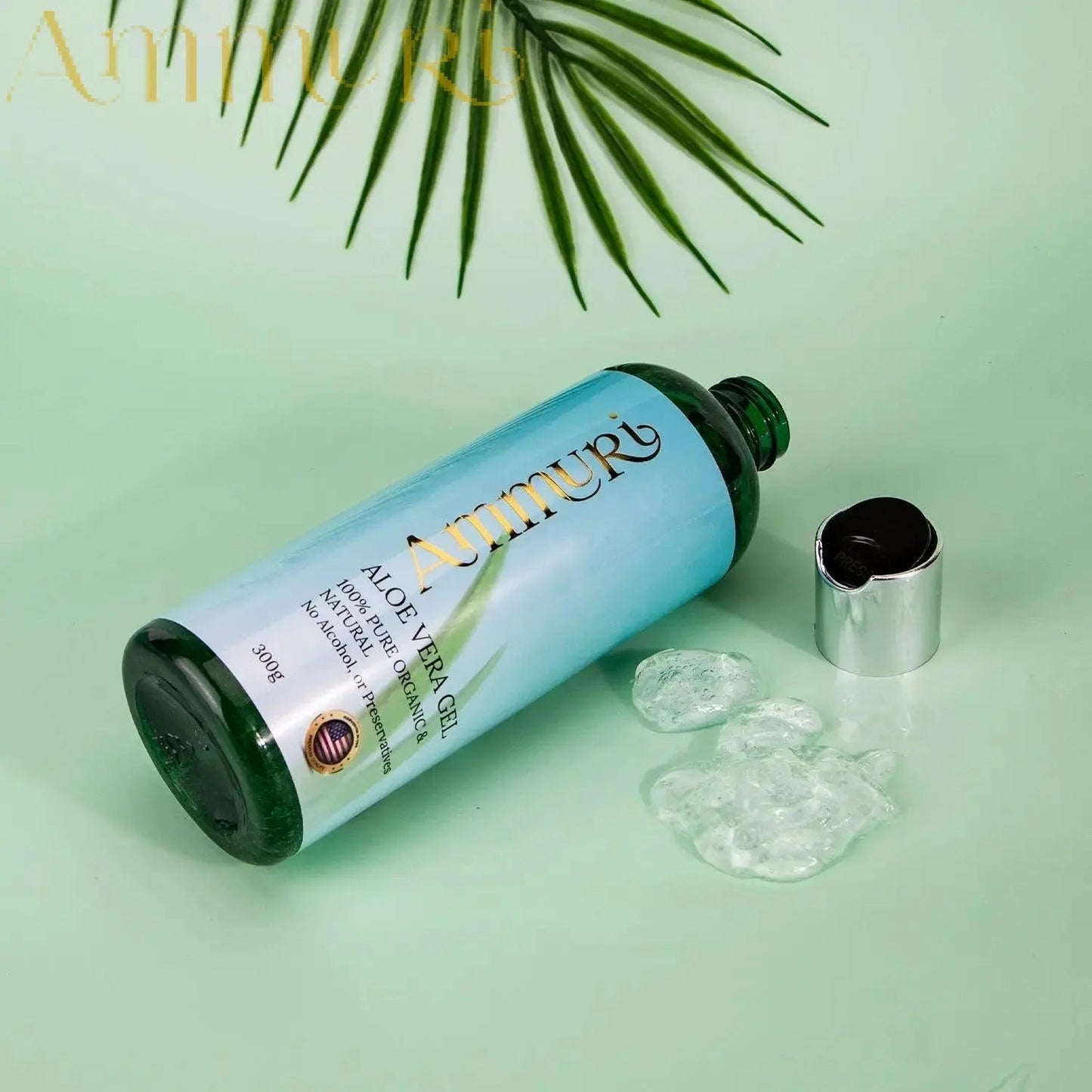 Ammuri Organic Aloe Vera Gel for Skin Hydration - Herbalshire Handmade Herbal Products