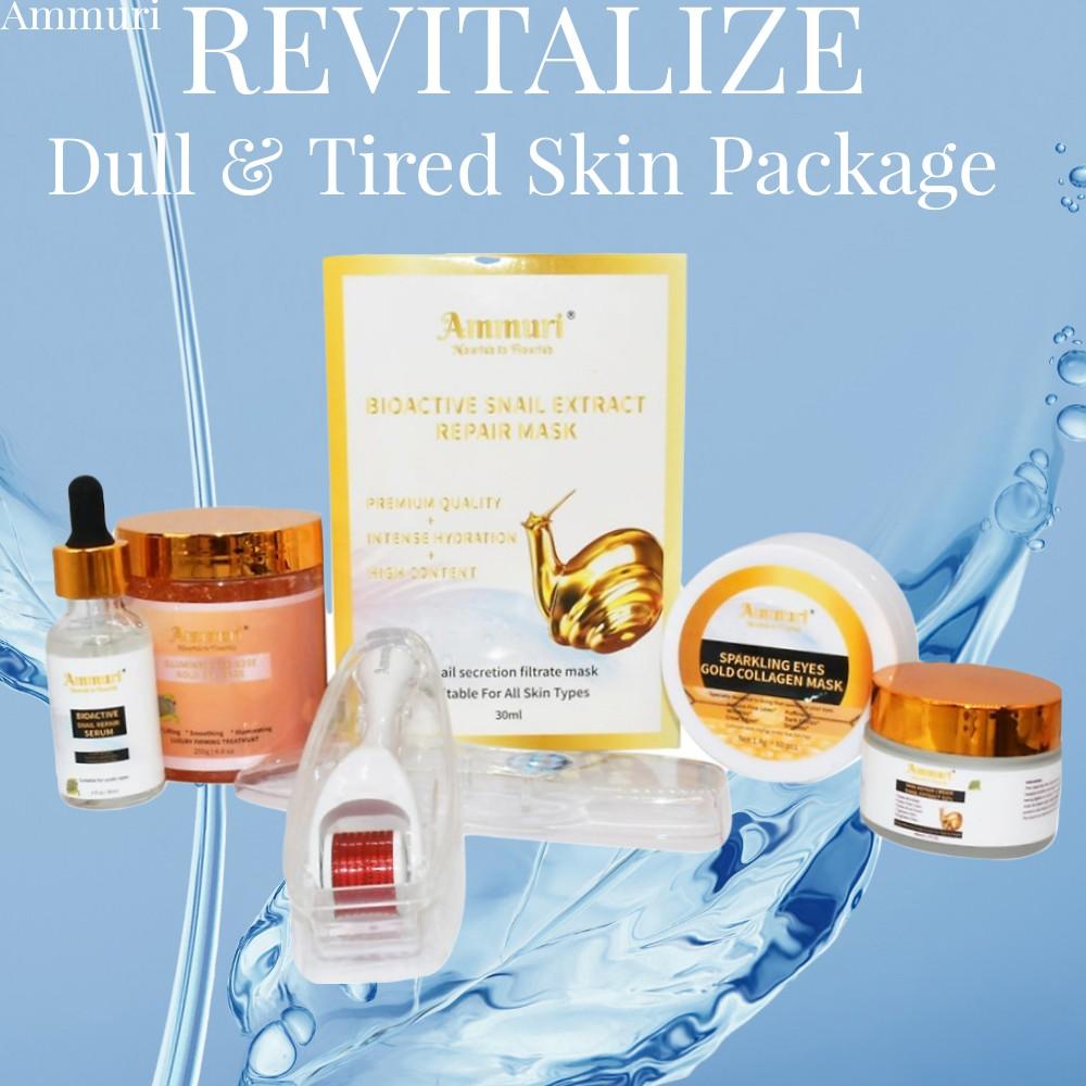 Ammuri Organic Skincare Package for Dull & Tired Skin - Herbalshire Handmade Herbal Products