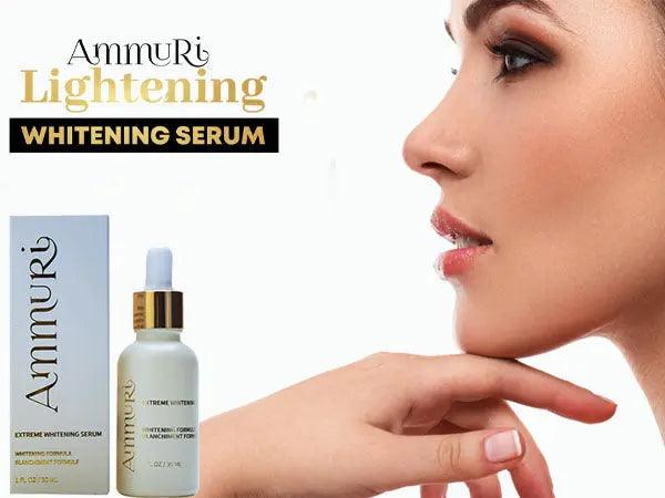 Ammuri Premium Whitening & Brightening Serum 30ml – Kojic Acid, Tranexamic Acid, Alpha Arbutin, Vitamin C & Hyaluronic Acid | Dark Spot Corrector & Hyperpigmentation Treatment – Korean Face Serum - Herbalshire Handmade Herbal Products