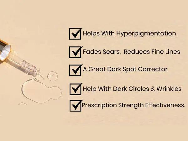 Ammuri Premium Whitening & Brightening Serum 30ml – Kojic Acid, Tranexamic Acid, Alpha Arbutin, Vitamin C & Hyaluronic Acid | Dark Spot Corrector & Hyperpigmentation Treatment – Korean Face Serum - Herbalshire Handmade Herbal Products