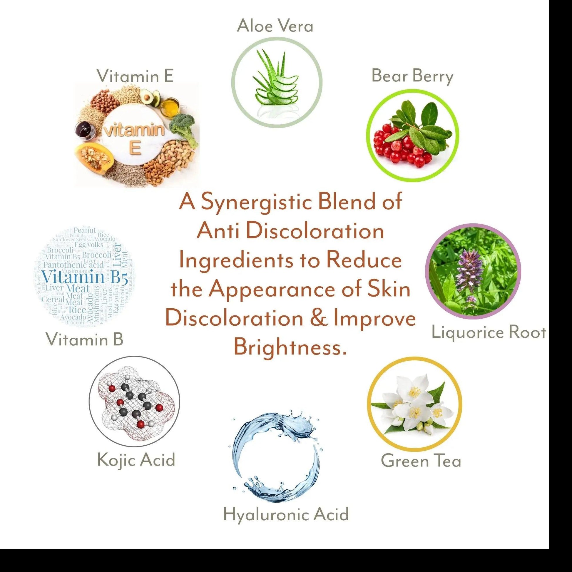 Ammuri Premium Whitening & Brightening Serum 30ml – Kojic Acid, Tranexamic Acid, Alpha Arbutin, Vitamin C & Hyaluronic Acid | Dark Spot Corrector & Hyperpigmentation Treatment – Korean Face Serum - Herbalshire Handmade Herbal Products