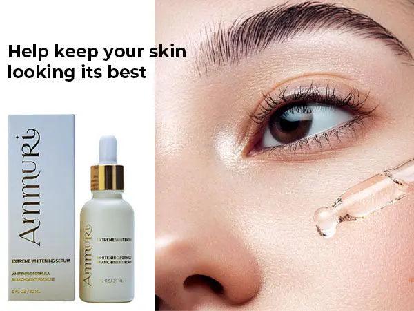 Ammuri Premium Whitening & Brightening Serum 30ml – Kojic Acid, Tranexamic Acid, Alpha Arbutin, Vitamin C & Hyaluronic Acid | Dark Spot Corrector & Hyperpigmentation Treatment – Korean Face Serum - Herbalshire Handmade Herbal Products