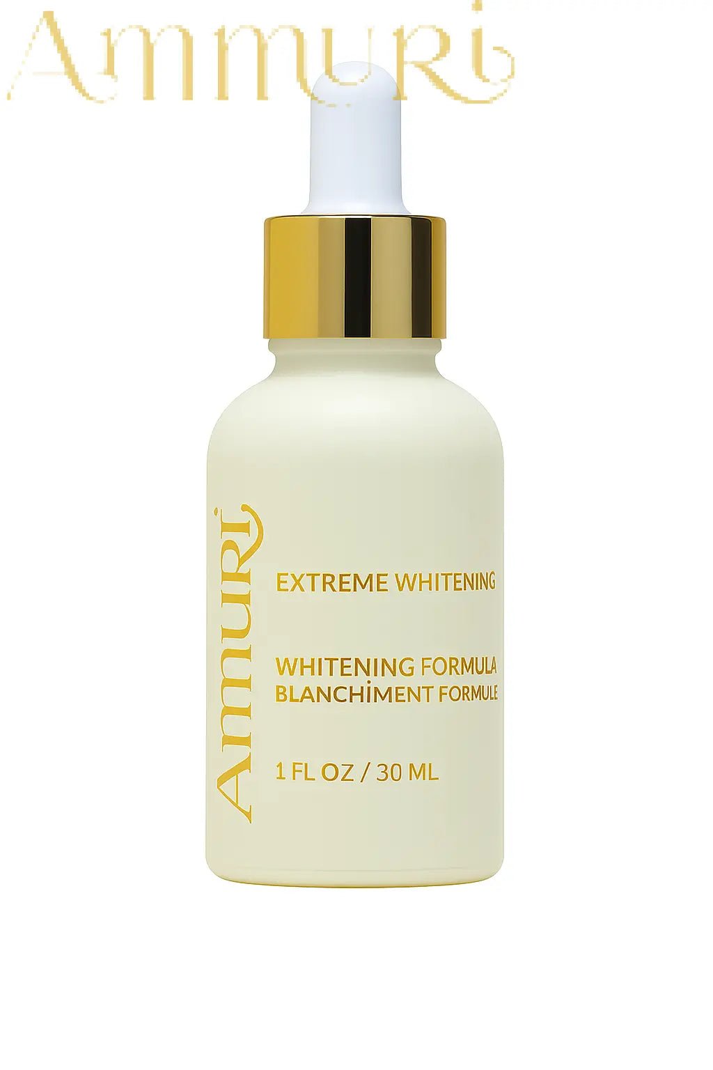 Ammuri Premium Whitening & Brightening Serum 30ml – Kojic Acid, Tranexamic Acid, Alpha Arbutin, Vitamin C & Hyaluronic Acid | Dark Spot Corrector & Hyperpigmentation Treatment – Korean Face Serum - Herbalshire Handmade Herbal Products