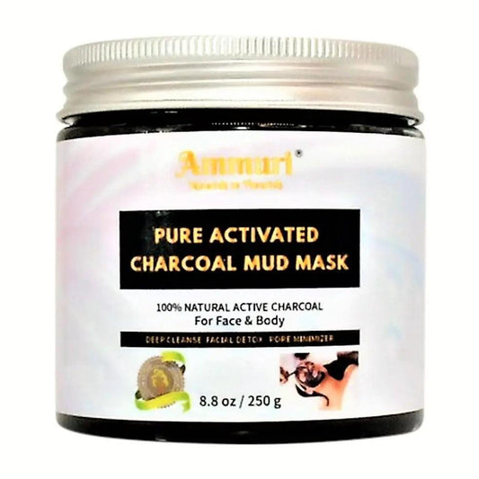 Ammuri Pure Activated Charcoal Mud Mask for Pigmentation - Herbalshire Handmade Herbal Products