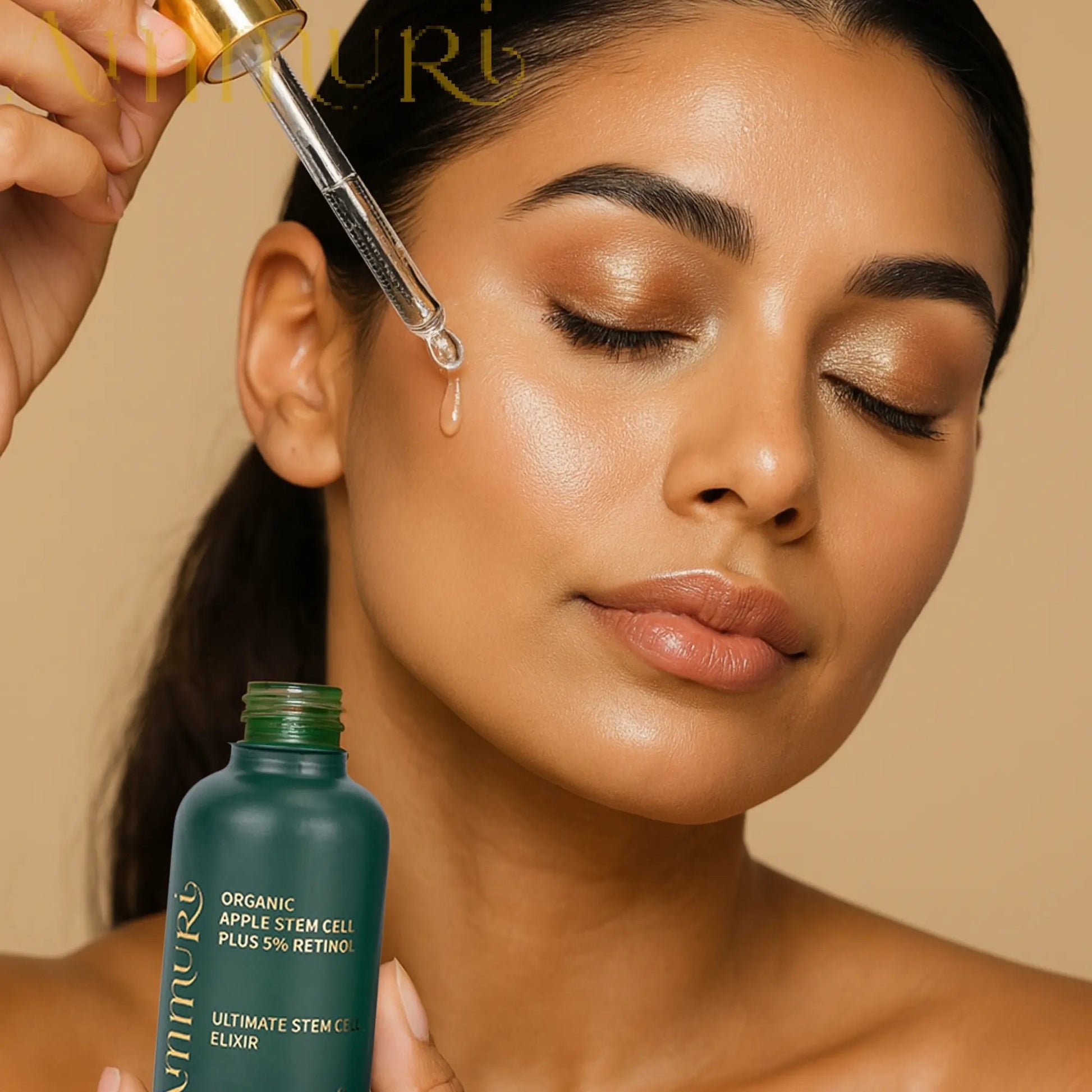 Ammuri Retinol Serum 5% + Apple Stem Cell – Anti - Aging, Acne, Dark Spot Care 30ml - Herbalshire Handmade Herbal Products