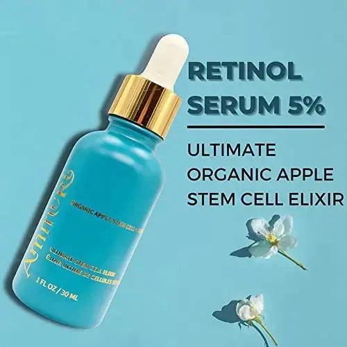 Ammuri Retinol Serum 5% with Ultimate Apple Stem Cell – Retinol Serum 5 Benefits - Herbalshire Handmade Herbal Products