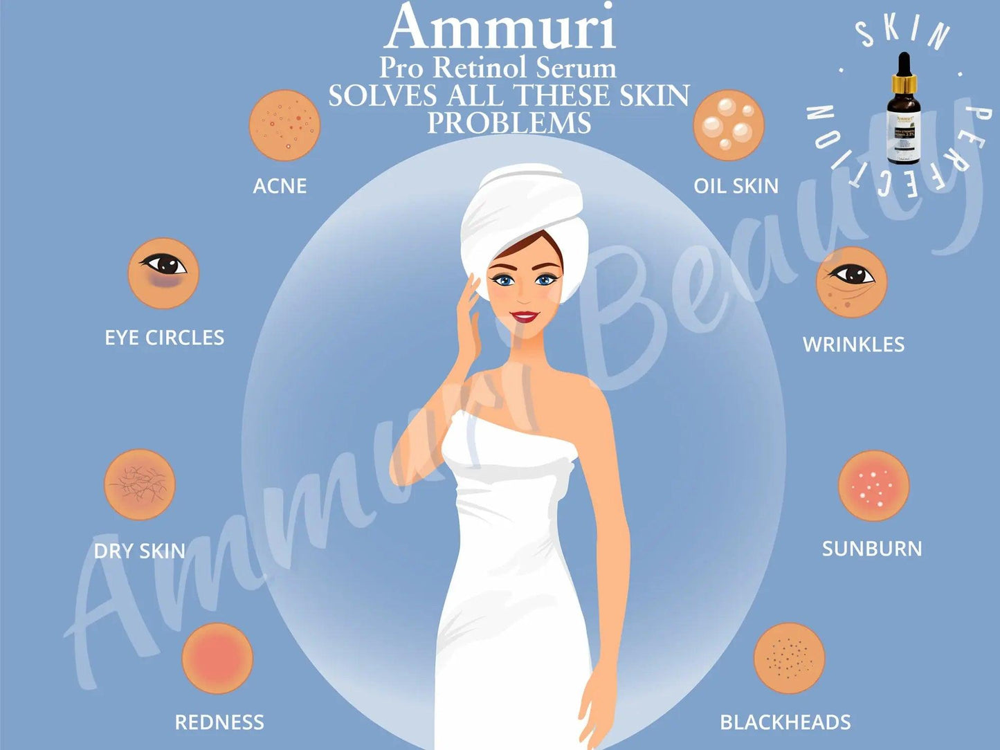 Ammuri Retinol Serum for Wrinkles - Age - Defying Formula - Herbalshire Handmade Herbal Products
