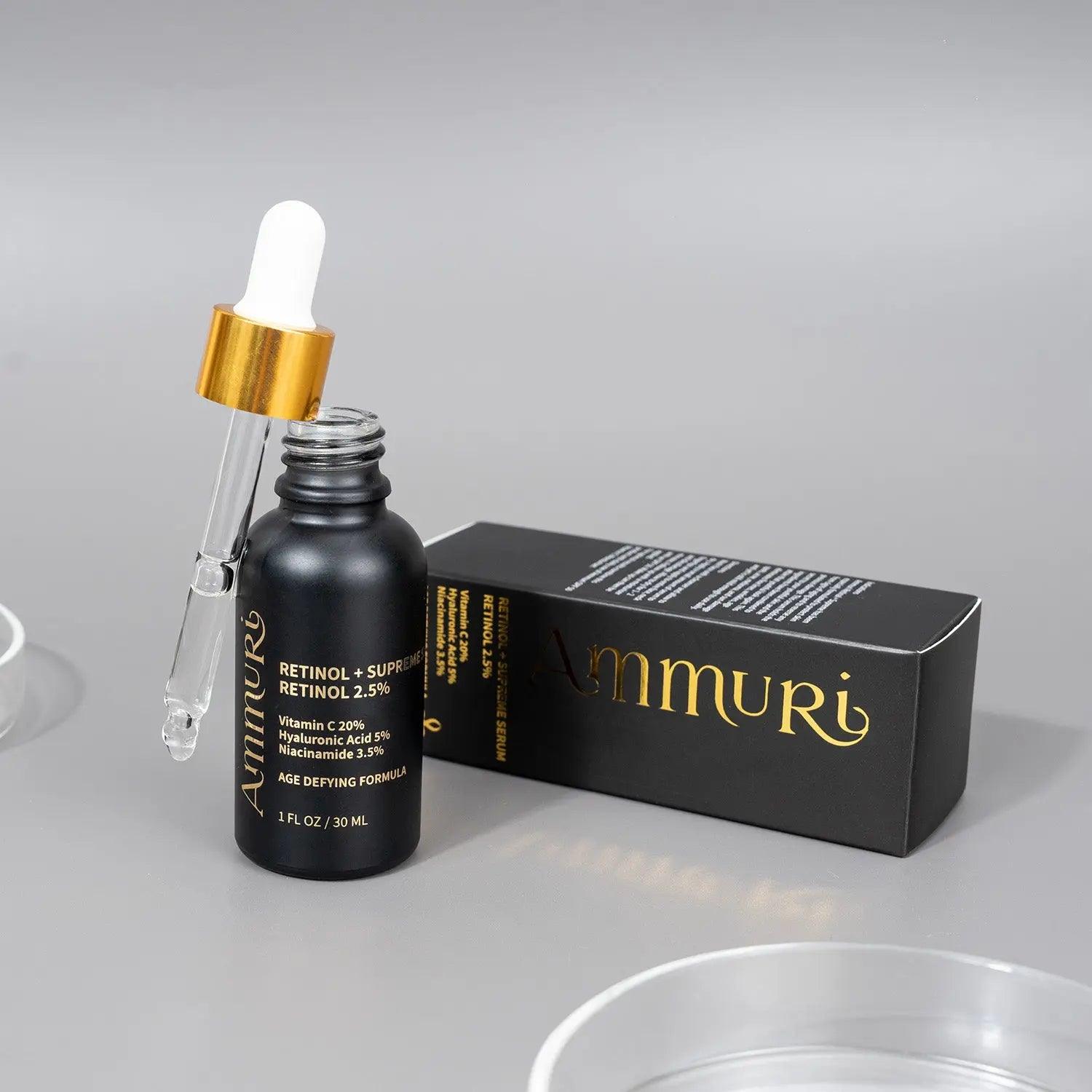 Ammuri Retinol Serum for Wrinkles - Age - Defying Formula - Herbalshire Handmade Herbal Products