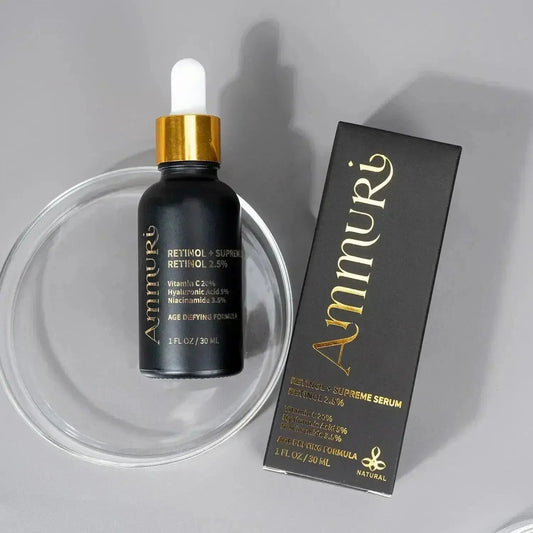 Ammuri Retinol Supreme 2.5% Serum – Anti - Aging Treatment - Age - Defying Formula - Herbalshire Handmade Herbal Products