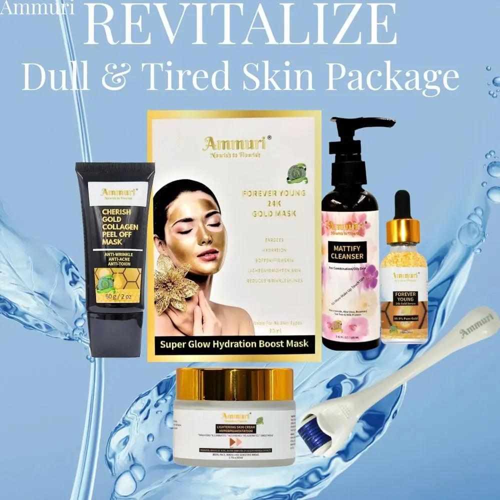 Ammuri Revitalize Skin Care Package for Dull Skin - Herbalshire Handmade Herbal Products