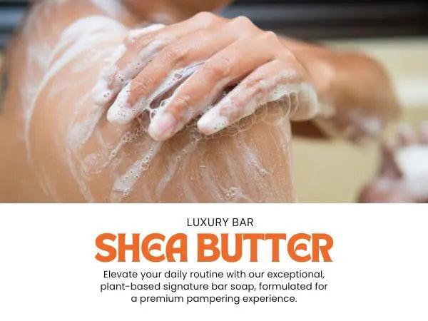 Ammuri Shea Butter Luxury Bar Soap: Soften, Soothe, and Pamper Your Skin Daily - Herbalshire Handmade Herbal Products