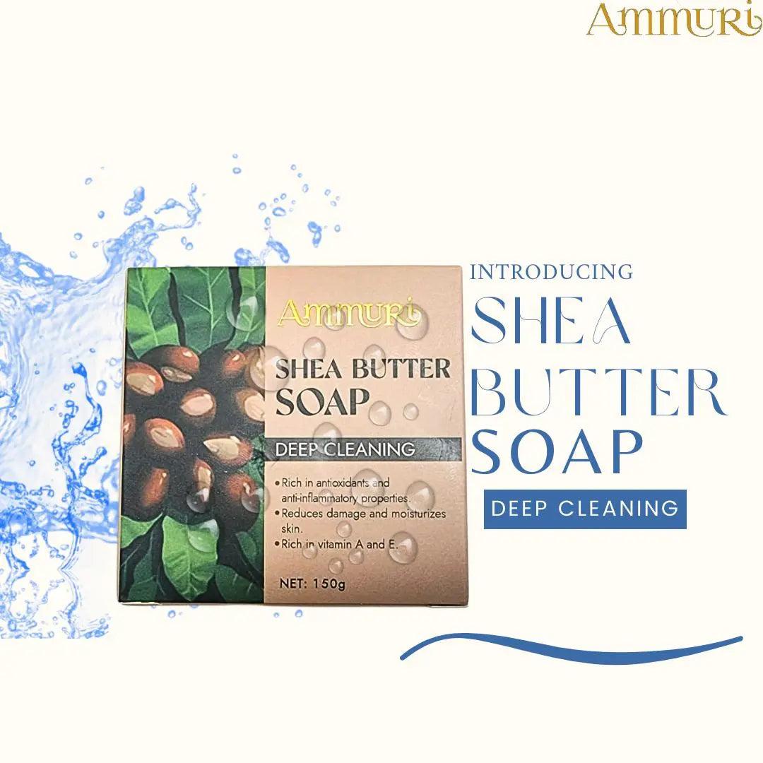 Ammuri Shea Butter Luxury Bar Soap: Soften, Soothe, and Pamper Your Skin Daily - Herbalshire Handmade Herbal Products