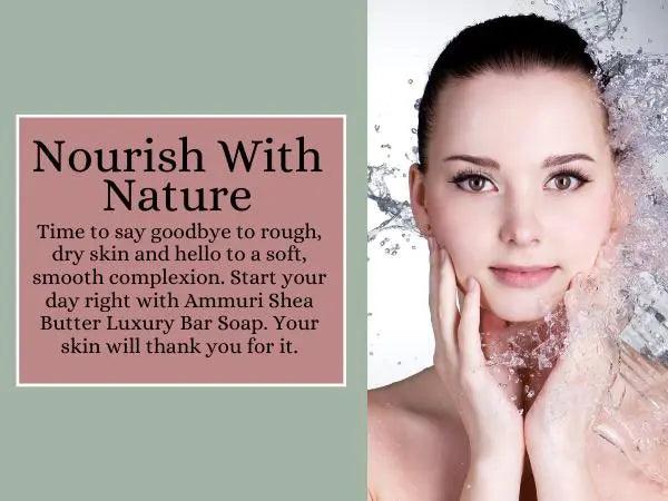 Ammuri Shea Butter Luxury Bar Soap: Soften, Soothe, and Pamper Your Skin Daily - Herbalshire Handmade Herbal Products