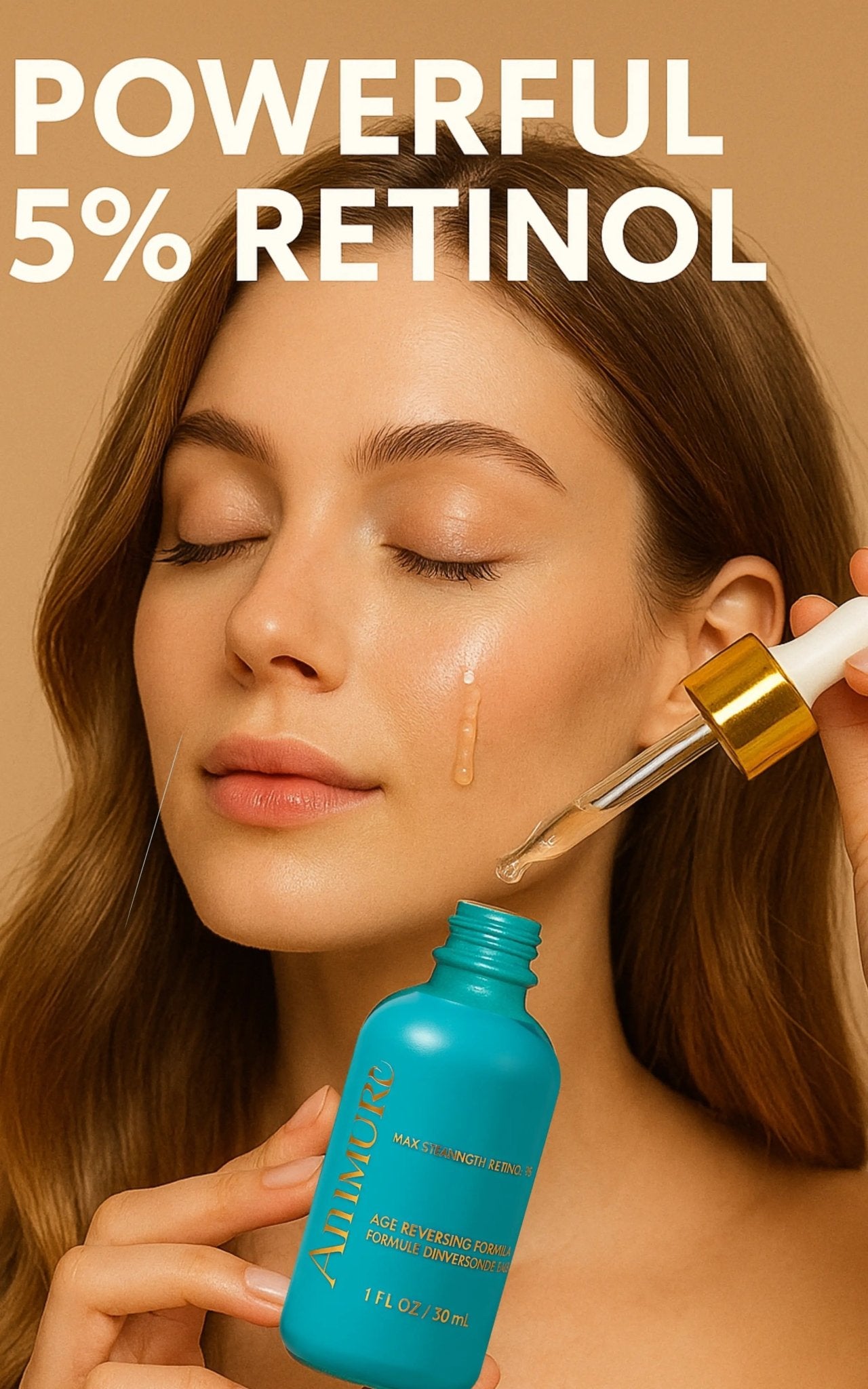Ammuri Skincare 5% Retinol MAX Powerful Anti - Aging Serum for Youthful Skin - Herbalshire Handmade Herbal Products