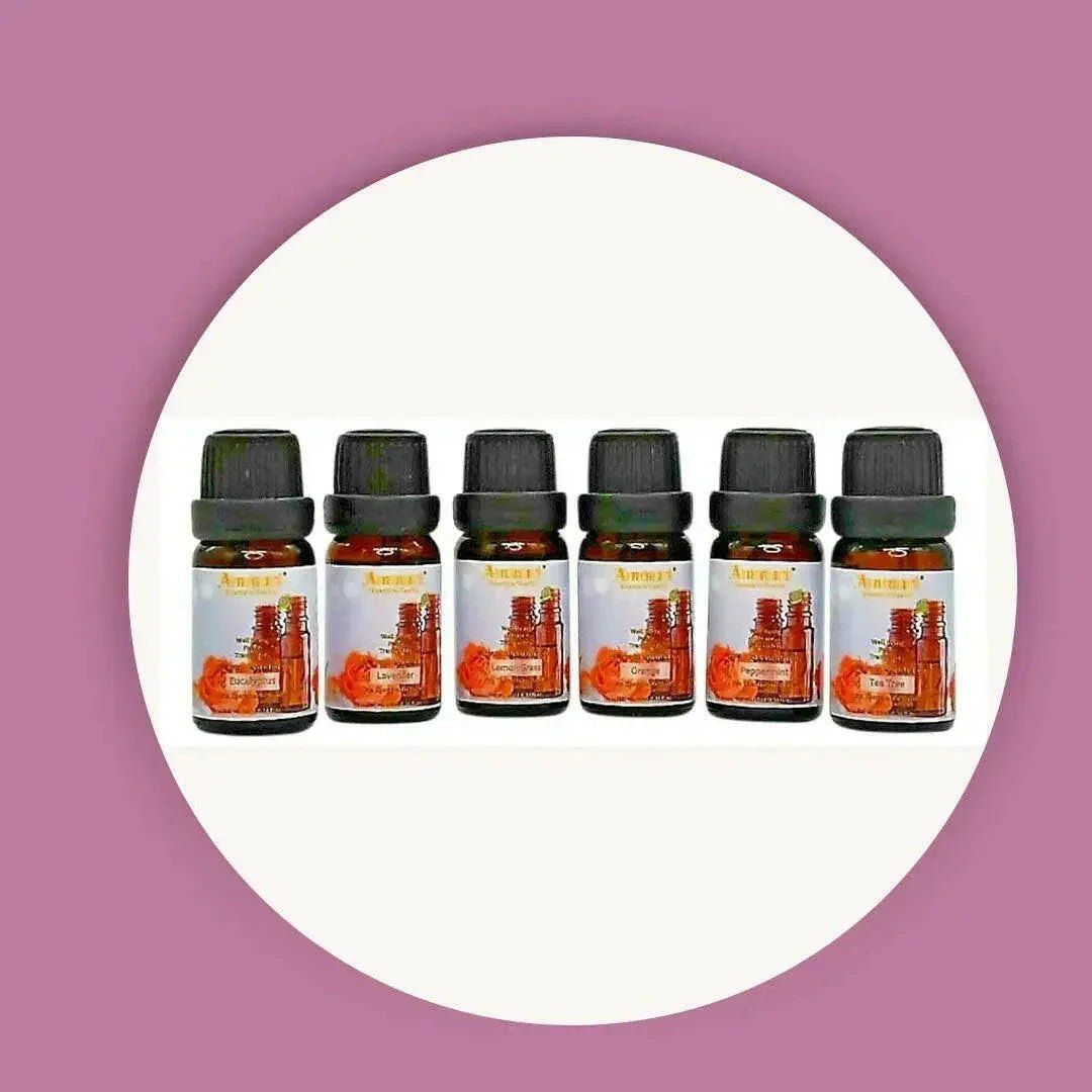 Ammuri Skincare Essential Oils Gift Set - Aromatherapy Collection - Herbalshire Handmade Herbal Products
