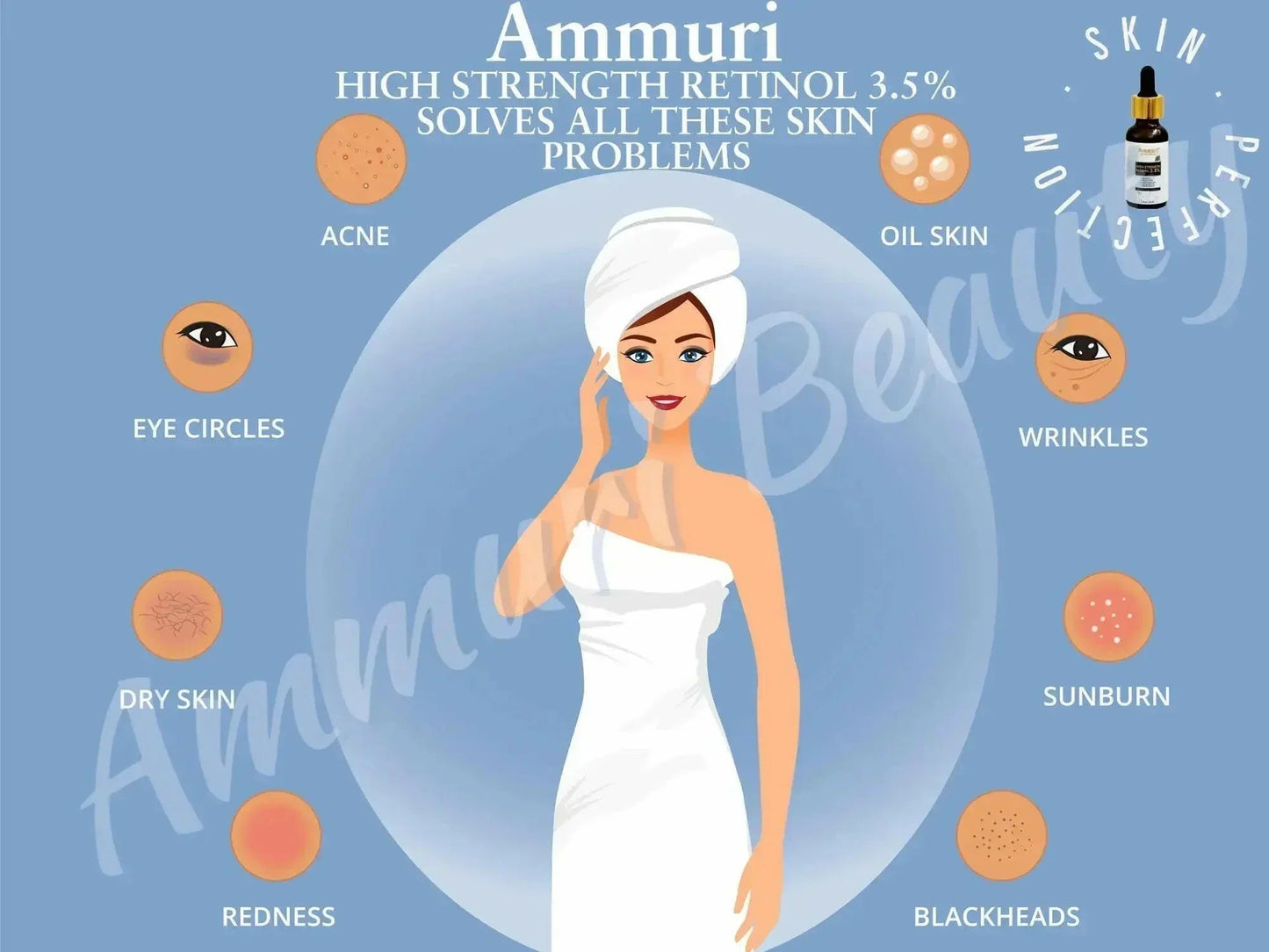 Ammuri Skincare High Strength Retinol Serum - Anti - Aging - Herbalshire Handmade Herbal Products
