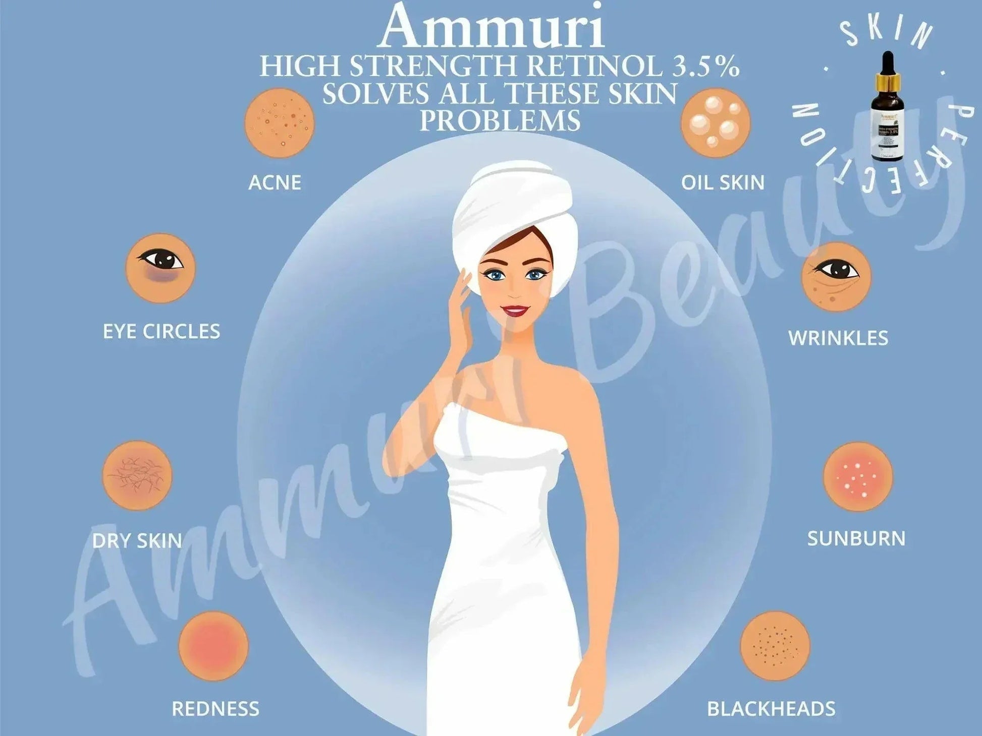 Ammuri Skincare High Strength Retinol Serum - Anti - Aging - Herbalshire Handmade Herbal Products