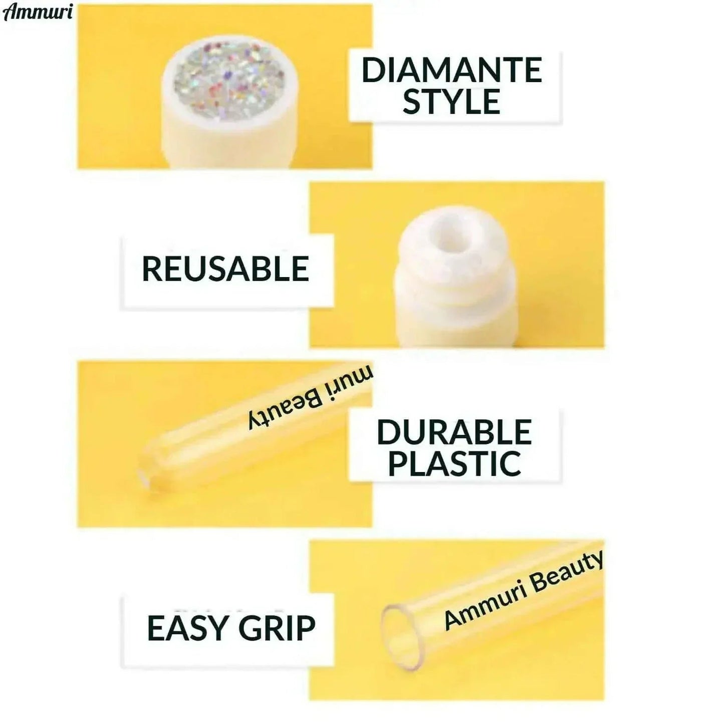 Ammuri Skincare Hygienic Mascara Brushes & Brow Wands - Herbalshire Handmade Herbal Products