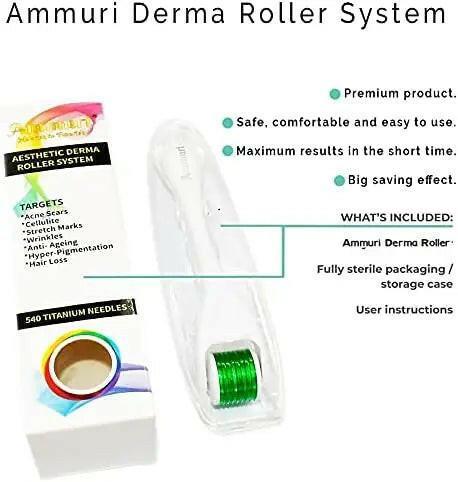 Ammuri Skincare Micro Needle Derma Roller System - Herbalshire Handmade Herbal Products