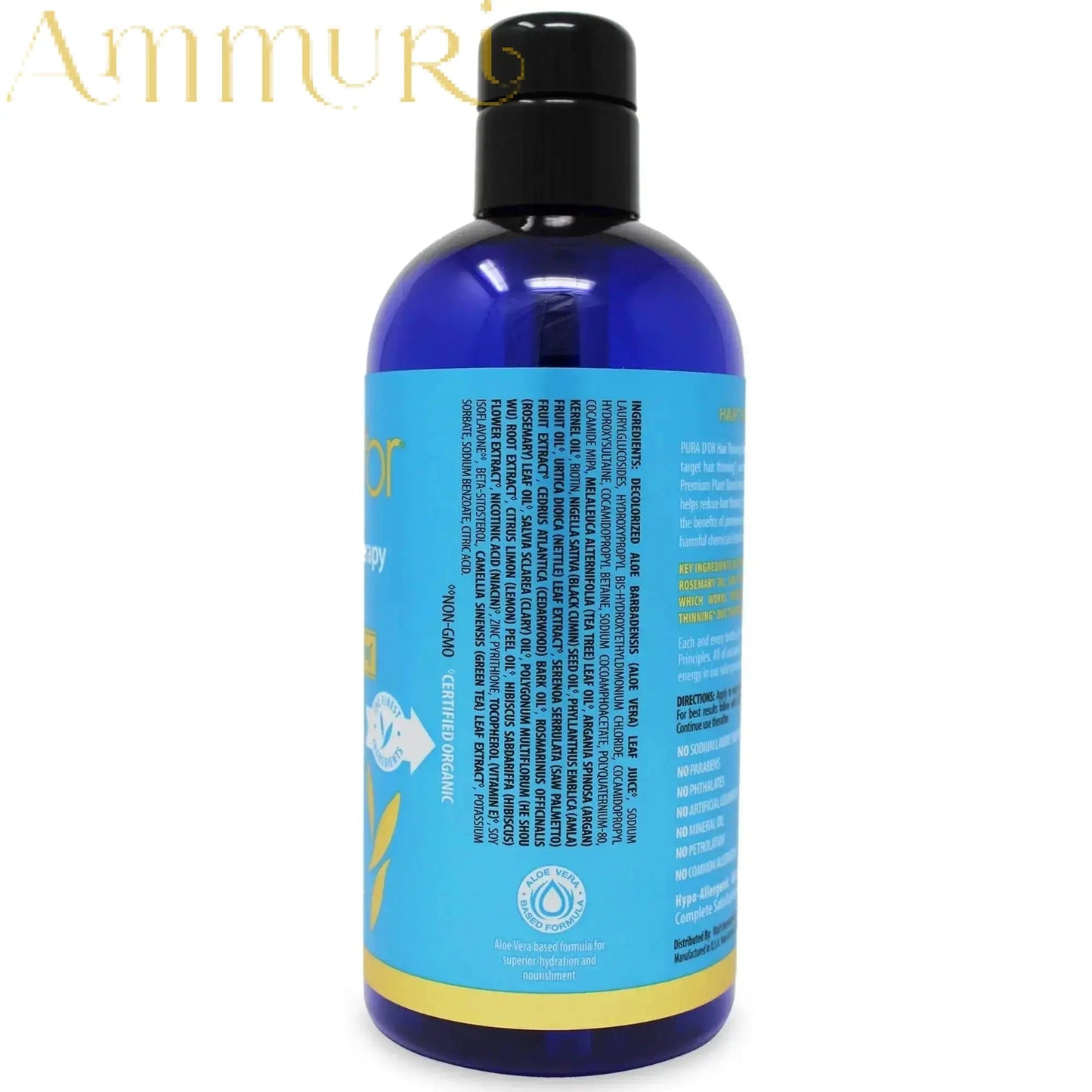 Ammuri Skincare PURA D'OR Hair Growth Shampoo - Herbalshire Handmade Herbal Products
