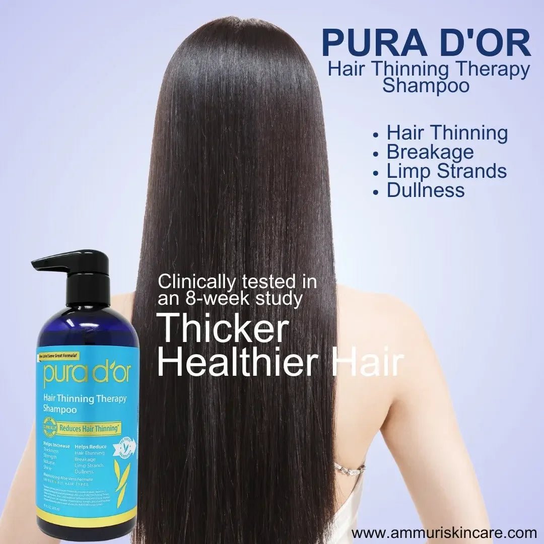 Ammuri Skincare PURA D’OR Shampoo for Thinning Hair - Herbalshire Handmade Herbal Products