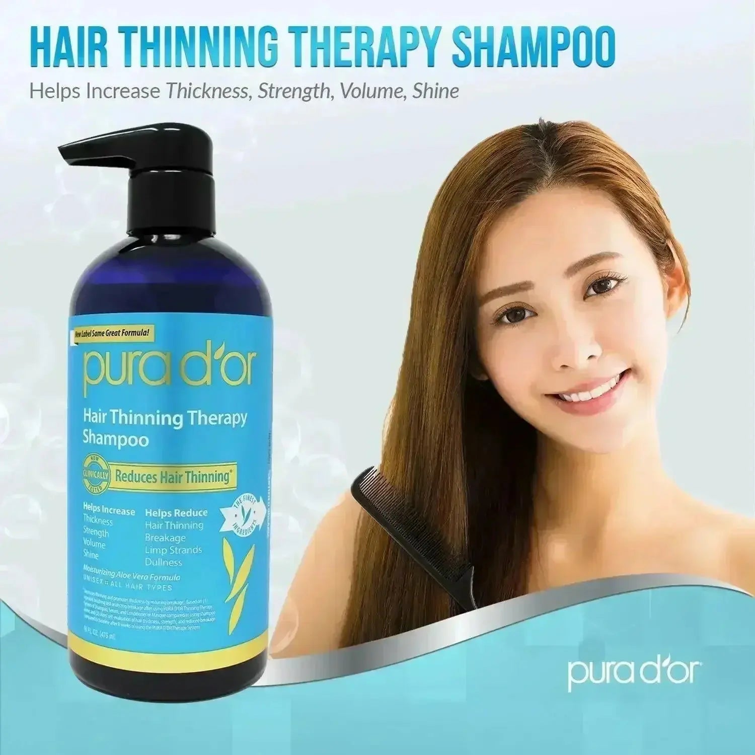 Ammuri Skincare PURA D’OR Shampoo for Thinning Hair - Herbalshire Handmade Herbal Products