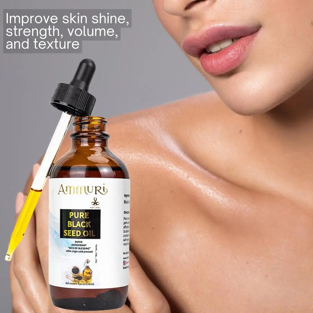 Ammuri Skincare Pure Black Seed Oil Cold Pressed - Herbalshire Handmade Herbal Products