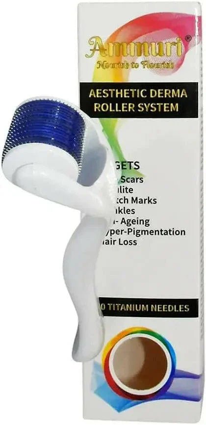 Ammuri Skincare Titanium Derma Roller 0.5mm System - Herbalshire Handmade Herbal Products