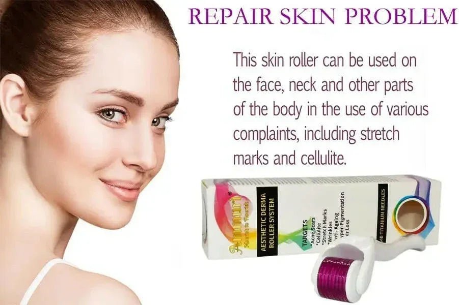 Ammuri Skincare Titanium Derma Roller System - Herbalshire Handmade Herbal Products