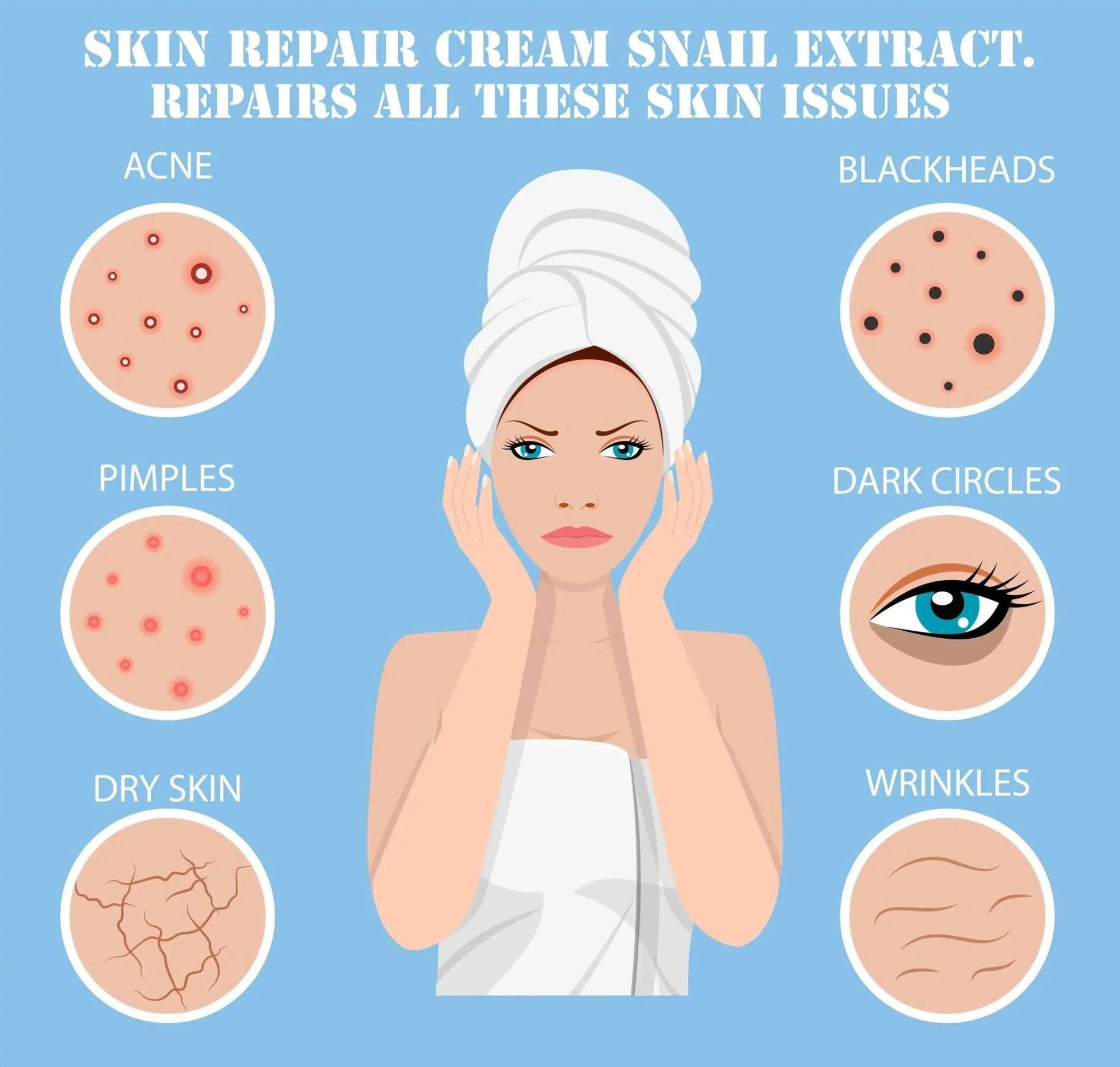 Ammuri Snail Extract Skin Cream for Deep Repair - Herbalshire Handmade Herbal Products