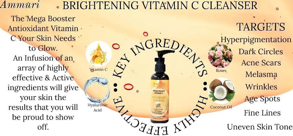 Ammuri Vitamin C Antioxidant Cleanser for Radiant Skin - Herbalshire Handmade Herbal Products