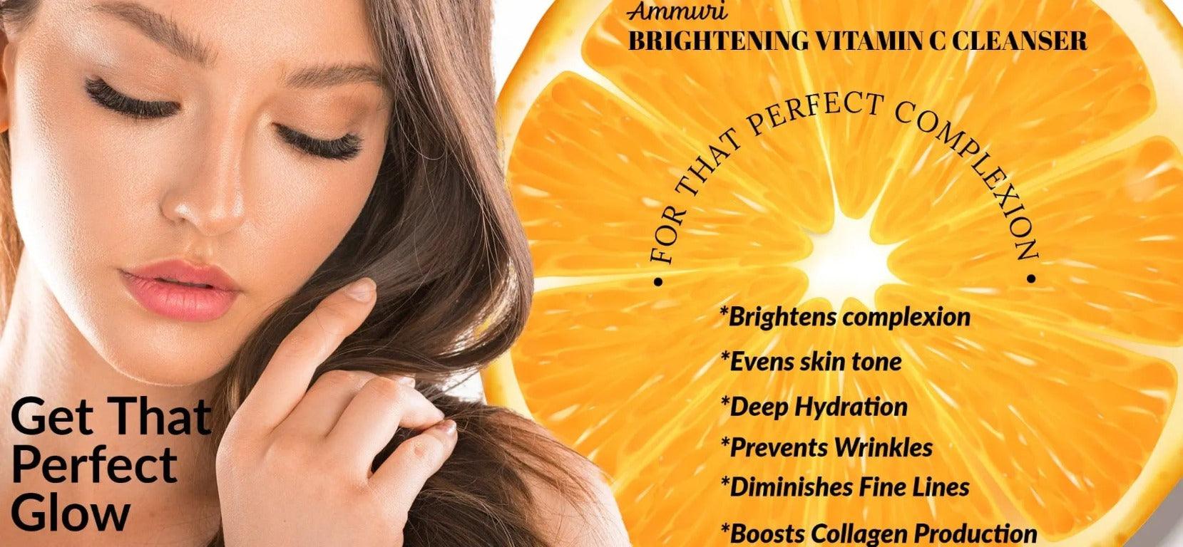 Ammuri Vitamin C Antioxidant Cleanser for Radiant Skin - Herbalshire Handmade Herbal Products