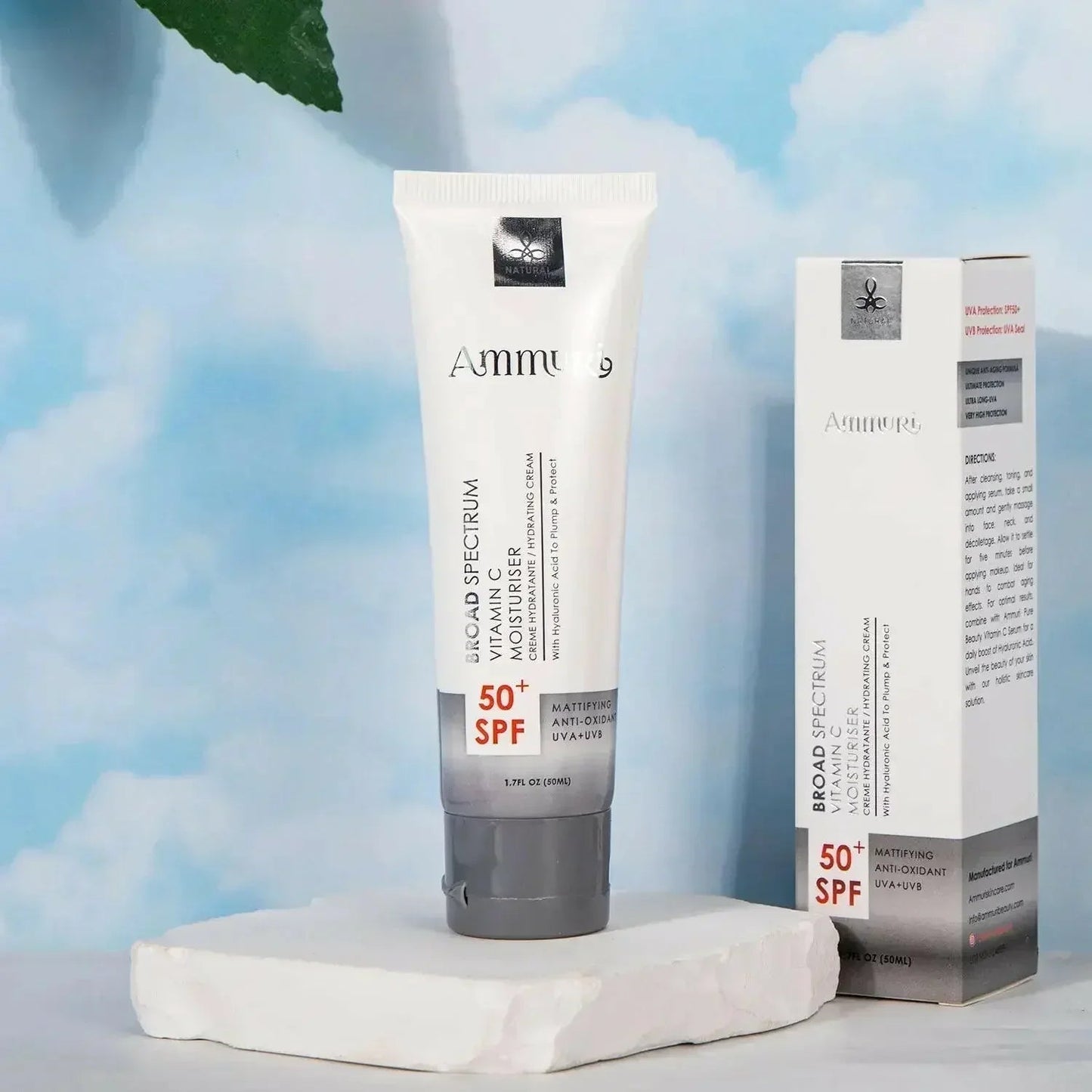 AmmuRi Vitamin C Day Serum SPF 50 – 7 - in - 1 Moisturizer - Herbalshire Handmade Herbal Products