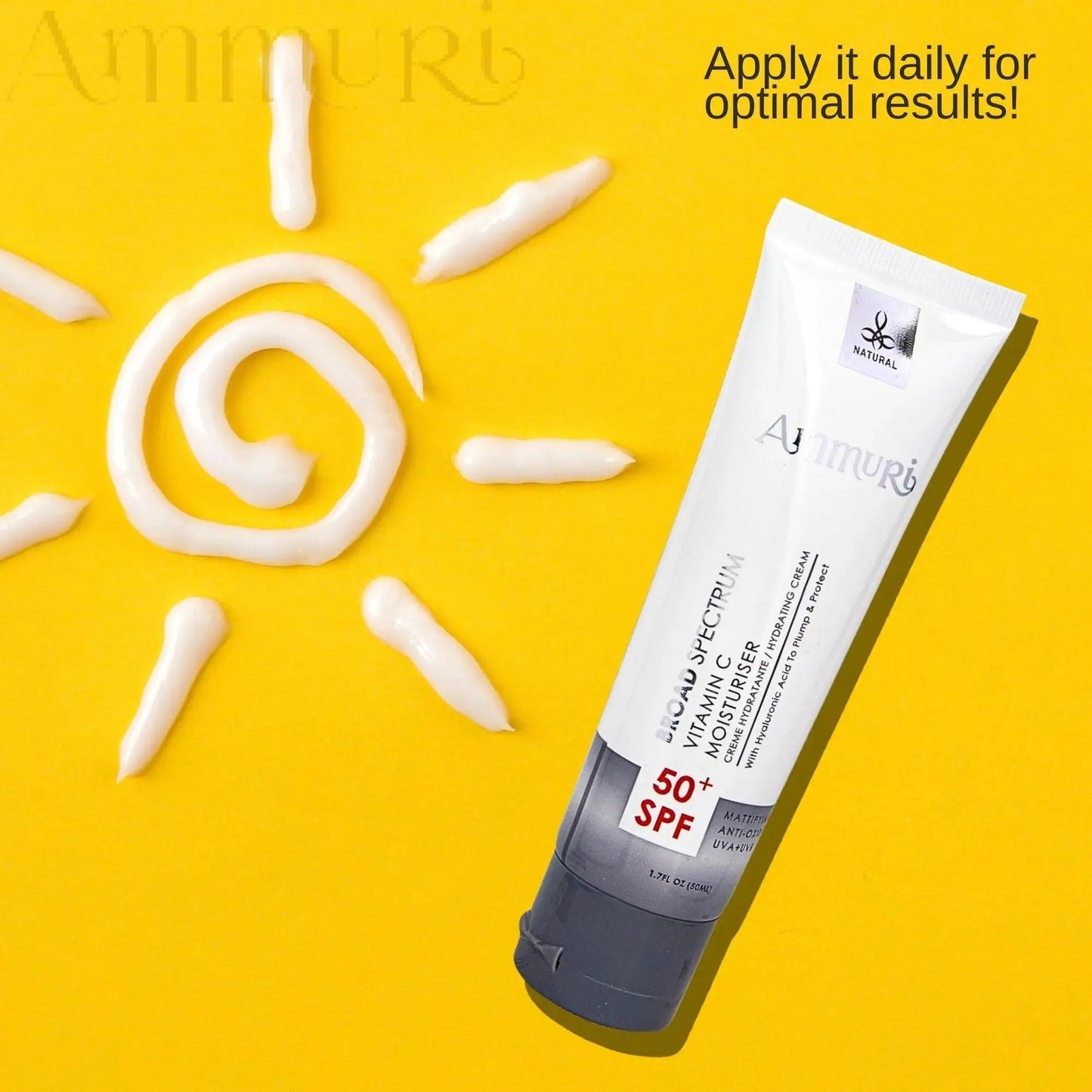 Ammuri Vitamin C Day Serum SPF50 Moisturizer - Herbalshire Handmade Herbal Products