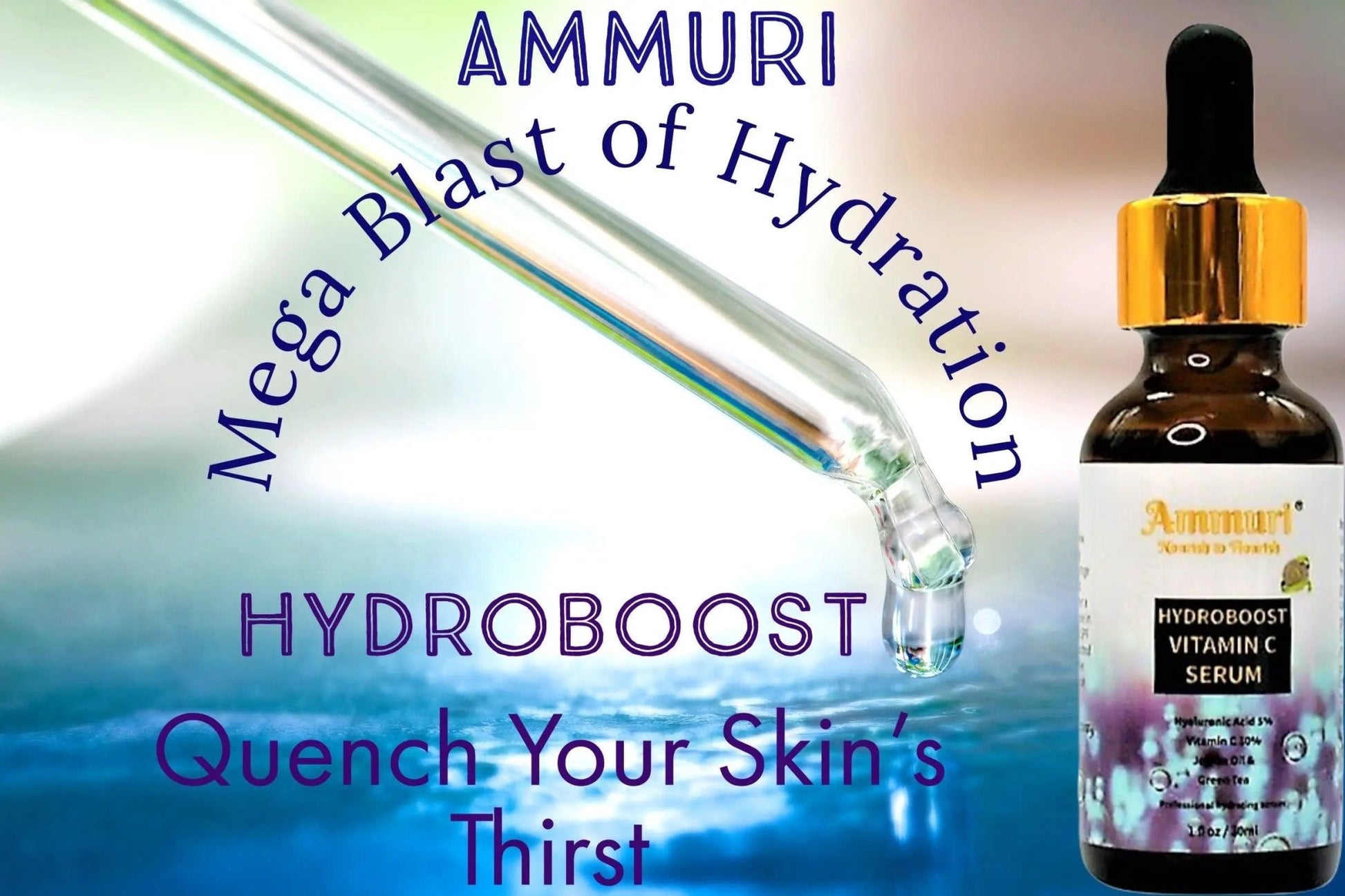 Ammuri Vitamin C Hydroboost Serum for Radiant Skin - Herbalshire Handmade Herbal Products