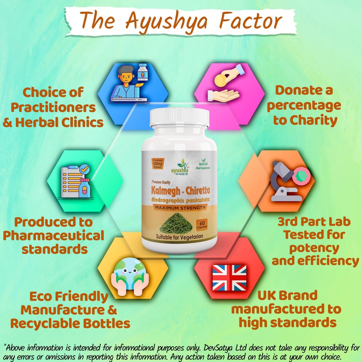 Andrographis Kalmegh Chirata Capsule - Herbalshire Handmade Herbal Products